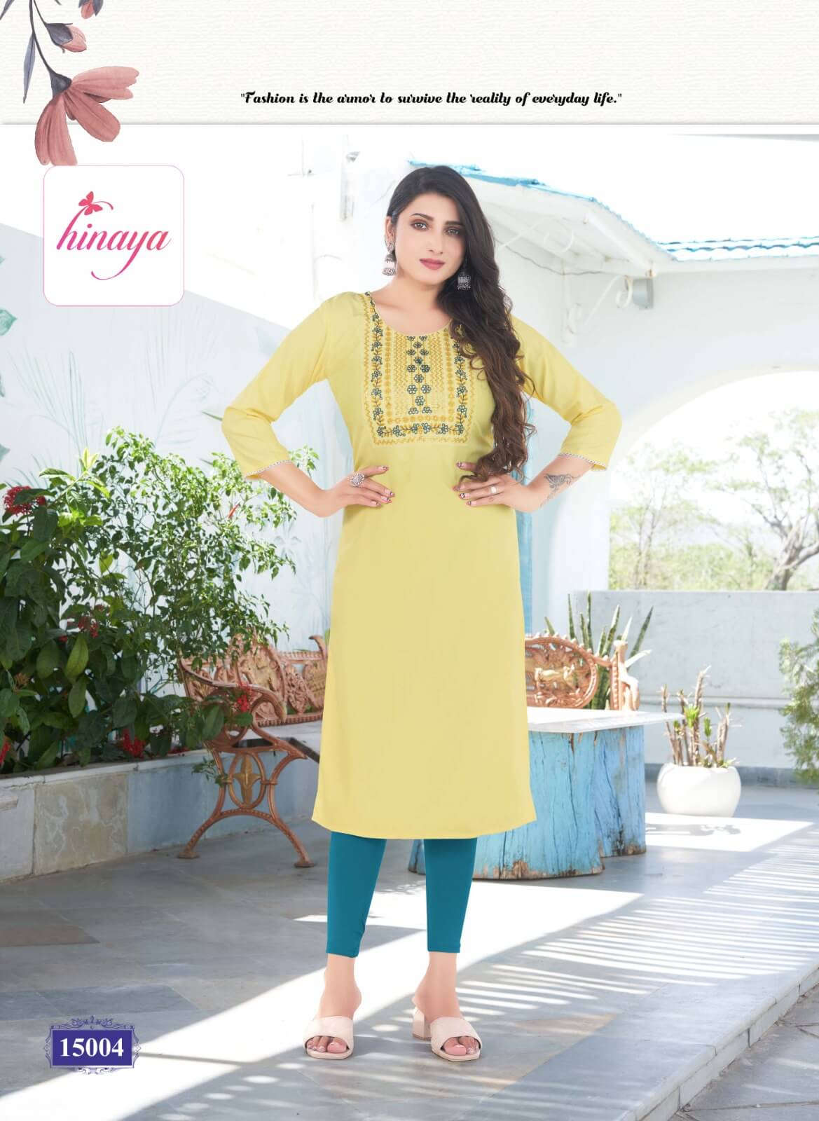 Kareena Vol 15 By Hinaya Designer Kurtis Catalog